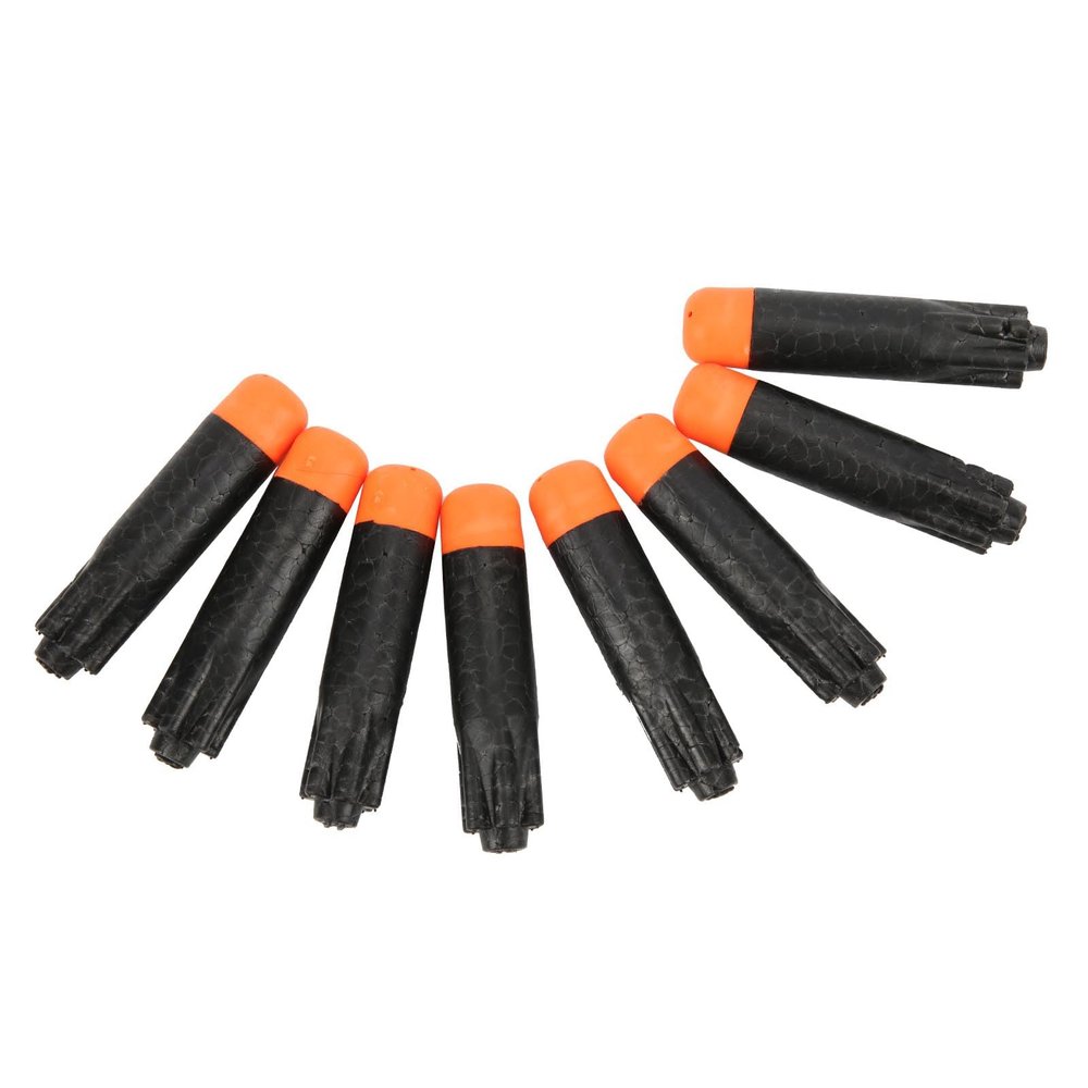 Acouto Soft EVA for Ultra Blasters 8-Pack Safe Foam Compatible with, Doomlander, Ignitor, & (Black)