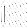 Toddmomy 30pcs Elastic Tether Lanyard: Anti-Lose Plastic Tablet Stylus Lanyard, Black Spring Pen Rope for Touch Screen Pens Drawing Tool Digital Devices view 1