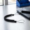 Toddmomy 30pcs Elastic Tether Lanyard: Anti-Lose Plastic Tablet Stylus Lanyard, Black Spring Pen Rope for Touch Screen Pens Drawing Tool Digital Devices view 4