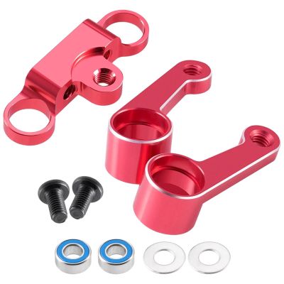 RC Cars Models Parts for Sakura Cero Ultra 1/10 Rc Car Upgrade Parts Aluminum Alloy Steering Arm Accessories Decorative Spare Replace Toy Models(Pink)