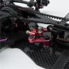 RC Cars Models Parts for Sakura Cero Ultra 1/10 Rc Car Upgrade Parts Aluminum Alloy Steering Arm Accessories Decorative Spare Replace Toy Models(Pink) view 2