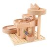 Jiawu Wooden Marble Model Building Kit, Educational Beech Wood Construction Stable Track Design, Mechanical Marble Assembly Model Kit with Assembly Track Blocks Beads for Kids and Adults view 3