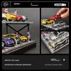 1/64 Scale Diecast Toy Car Garage, Storage Case for Toy Car, Parking Garage Dioramas 2 Levels Building Scene Dioramas Scene Parking Lots Storage view 2