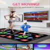 PVGX HDMI Dance Mat for Kids & Adults,1000+ Built-in Games,885 Songs,81 MTVs,64GB Memory, Aerobics, Yoga,Running, Sports & Puzzle Modes, Soft Non-Slip Flannel Material Plug & Play Pad,Gift for Kids view 4
