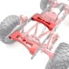 RC car Components Compatible with WPL C14 C24 B14 B24 for MN D90 for MN99S 1/16 1/12 RC Car Parts Metal Servo Mount Bracket Beam Crossbeam Set view 3