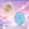 Hard Protective Case Compatible with Tamagotchi Meets, Clear PC Shell with Angel & Devil Wings Stand for Virtual Pet view 4