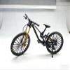 Generisch Universal Finger Bicycle Model, 1:10 Mountain Bike Model Toy, Finger Mountain Bike Model Decoration, Miniature Finger Bike, Mini Bending Bicycle Model (Black-35) view 4