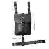 Medieval Leather Belt Leg Pouches with Adjustable Strap and Leg Harness Belt Halloween Cosplay Costume Accessory Motorcycle Bag view 2