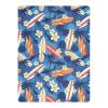 KEEPREAL Tropical Surf Shark Waterproof Crib & Playard Sheet, Soft Fitted Cover view 1