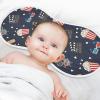 Movie Popcorn Night Black 1 Piece Muslin Baby Burp Cloth for Boys Girls 100% Cotton Burpy Cloth Bib Rag with 4 Absorbent Layers Spit Up Burping Rags for Newborn Toddler Drooling Teething Feeding view 3