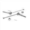 cvking RC Car Upgrade Parts for HBX 16889 16889A 16890 16890A SG1601 SG1602 1/16 rc Car Upgrade Parts Accessories Metal Front and Rear Drive Shaft CVD view 4