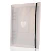 NUOBESTY White Plastic Photo Book Album Binder with 10 Inner Pages for Postcards and Business Cards, Sturdy Stamp Book Binder Suitable for Home Organization view 1