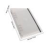 NUOBESTY White Plastic Photo Book Album Binder with 10 Inner Pages for Postcards and Business Cards, Sturdy Stamp Book Binder Suitable for Home Organization view 2
