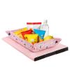 Airplane Tray Cover, Foldable Travel Organizer, Kids Toy Pocket Storage Pad view 1