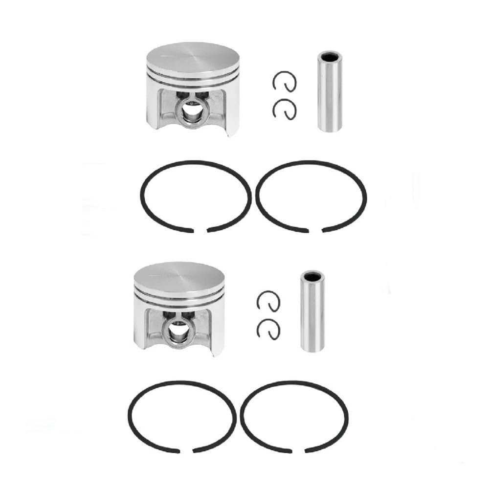 FLhdM MS 382 Piston 52mm Rings Full Gaskets Oil Seal Bearing Kit Fit for MS382 Engine Cylinder Rebuild Parts Replacement Parts