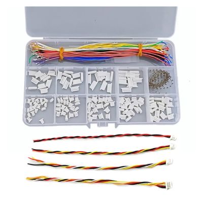 SH1.0 Connectors Single Head Pre-Crimped Silicone Cables with 1.0mm for FPV F405 Holybro Kakute H*/7 F7 T-Motor Velox