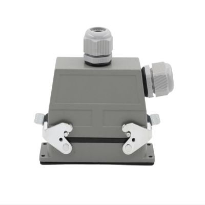 Heavy-Duty Connector Rectangular 64-core Cold air Connector HDC-HD-064 Waterproof Connector Double Outlet Hole 10A
