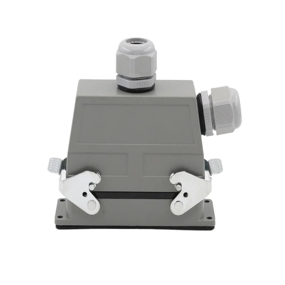 Heavy-Duty Connector Rectangular 64-core Cold air Connector HDC-HD-064 Waterproof Connector Double Outlet Hole 10A
