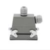 Heavy-Duty Connector Rectangular 64-core Cold air Connector HDC-HD-064 Waterproof Connector Double Outlet Hole 10A view 1
