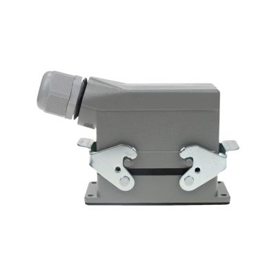 Rectangular Heavy-Duty Connector HDC-HE4 6 10 16 20 24 32 48-core pin 16A Waterproof Aviation Industry Plug top Side Connector