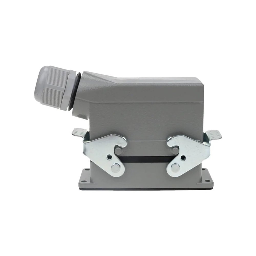 Rectangular Heavy-Duty Connector HDC-HE4 6 10 16 20 24 32 48-core pin 16A Waterproof Aviation Industry Plug top Side Connector