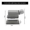 Rectangular Heavy-Duty Connector HDC-HE4 6 10 16 20 24 32 48-core pin 16A Waterproof Aviation Industry Plug top Side Connector view 2