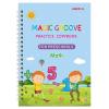 4Pcs Magical Handwriting Practice Workbook Set for Preschooler Includes Gel Pen Silicone Pen Grip and Refills ' s Handwriting Practice Book view 4
