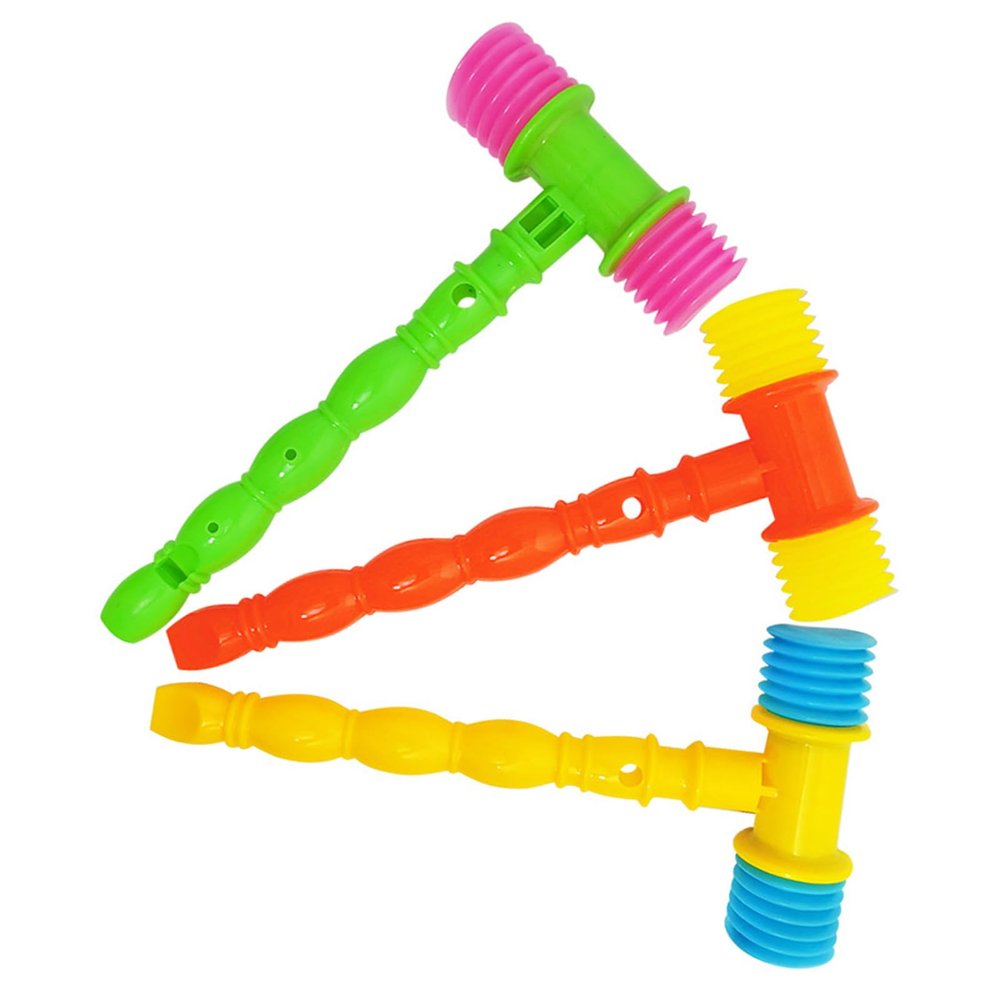 jklymm Squeaky Hammer Toy for Random Colors Rattle Toy Perfect for Interactive Game Squeaky Hammer