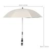 YARNOW Baby Pram Umbrella with Adjustable Clamp, Universal Children Buggy Sun-Proof Parasol for Pushchair, Strollers, Baby Stroller Umbrella Sunshade view 2