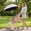 YARNOW Baby Pram Umbrella with Adjustable Clamp, Universal Children Buggy Sun-Proof Parasol for Pushchair, Strollers, Baby Stroller Umbrella Sunshade view 4