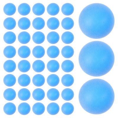 WRITWAA 200pcs Blank Lottery Balls - 40mm Seamless Dark Blue Bingo Raffle Balls - Colored Ping Pong for School Carnival Supplies & Interactive Games