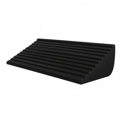 Aosekaa Squats Wedge Foam Slant Board Compact Incline Wedge for Squats, Black, Stepped Section 40.5x16x6cm
