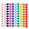 BESTYASH 100pcs Blank Acrylic Dice 16mm Six Sided Cube with Rounded Corners and Balanced Weight for Board Game Accessories and DIY Crafting Projects view 1