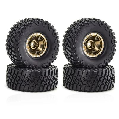 RC Car Repair Kit for Traxxas for TRX4M for SCX24 AX24 for FCX24 1/18 1/24 RC Crawler Car 57mm 1.0" Beadlock Wheel Tire Set Upgrade Parts Accessories