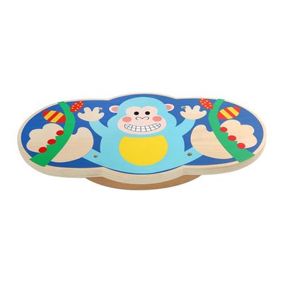 ZQsmgs Wooden Kids Balance Board, Wobble Balance Traine
