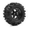 RC Car Tires Rims for Traxxas for E-Revo for HSP 94186 16208 16209 16210 for WLtoys 144001 GRM16 1/14 1/16 RC 90MM Rubber Wheel Tires Crawler Truck view 4