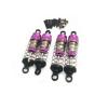RC Car Shock Absorber Compatible with Wltoys 144001 RC Car Upgrade Modification Replacement Accessories Parts 4pcs Metal Oil Filled Shock Absorber view 1