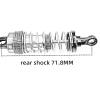 RC Car Shock Absorber Compatible with Wltoys 144001 RC Car Upgrade Modification Replacement Accessories Parts 4pcs Metal Oil Filled Shock Absorber view 2