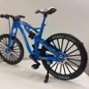 Generisch 1:12 Alloy Mountain Bike Model with Double Suspension, Mini Bicycle Decoration Gift, 3 Colours (Blue) view 2