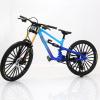 Generisch 1:8 Alloy Downhill Bike Model with Double Suspension, Mini Bicycle Decoration Gift, 3 Colours (Blue) view 1