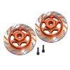 for RBX10 Ryft 1/10 RC Simulation Electric Brushless Off-Road Model Car Metal Disc Brake Type Hex Adapter AXI232045(Orange) view 1