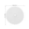 Outanaya Small Plastic Transmission Gears Kit for DIY Model Building Educational Plastic Gear Wheel Assortment and School Use view 2