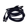 BWWTYYZINS 2m GX12 Cable Connectors 2pin 3pin 4pin 5pin 6pin Line Butt Joint Extension Female to M12 1Pcs view 1