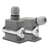 HDC-HE-006 Rectangular Heavy Duty Connector Six Pin Waterproof Socket 500V 16A view 1