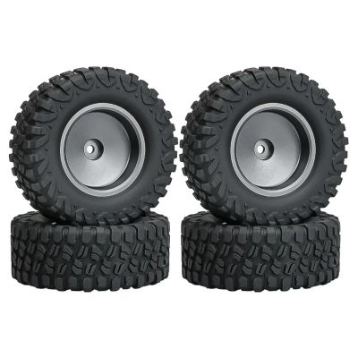RC Car Accessories Compatible with Axial for SCX24 for TRX4M 1/18 1/24 RC Crawler Car Upgrade Parts Accessories 1.3 Inch Beadlock Wheel Rim Tire