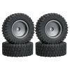 RC Car Accessories Compatible with Axial for SCX24 for TRX4M 1/18 1/24 RC Crawler Car Upgrade Parts Accessories 1.3 Inch Beadlock Wheel Rim Tire view 1