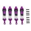 RC Car Accessories Compatible With Wltoys 144001 124019 124018 RC Car Parts Accessories 4Pcs Adjustable Metal Shock Absorbers Damper view 1