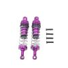 RC Car Accessories Compatible With Wltoys 144001 124019 124018 RC Car Parts Accessories 4Pcs Adjustable Metal Shock Absorbers Damper view 2