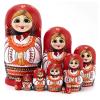 HEYZAKKA Matryoshka Russian Nesting Dolls 10 Layer Hand Painted Educational Toy for Wooden Dolls view 1