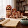 HEYZAKKA Matryoshka Russian Nesting Dolls 10 Layer Hand Painted Educational Toy for Wooden Dolls view 4